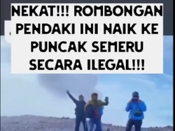 Hukuman Setimpal 7 Pendaki Nekat Naik ke Puncak Semeru Secara Ilegal