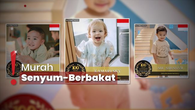 Deretan Bayi Masuk 100 Best Face Asian, Rayyanza Bertengger Lagi