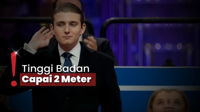 Sosok Barron Trump di Inagurasi Donald Trump, Pancarkan Kharisma