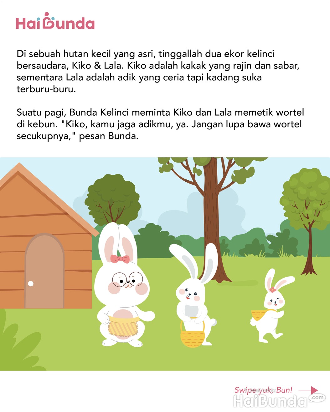 Cerita Fabel: Pelajaran di Kebun Wortel