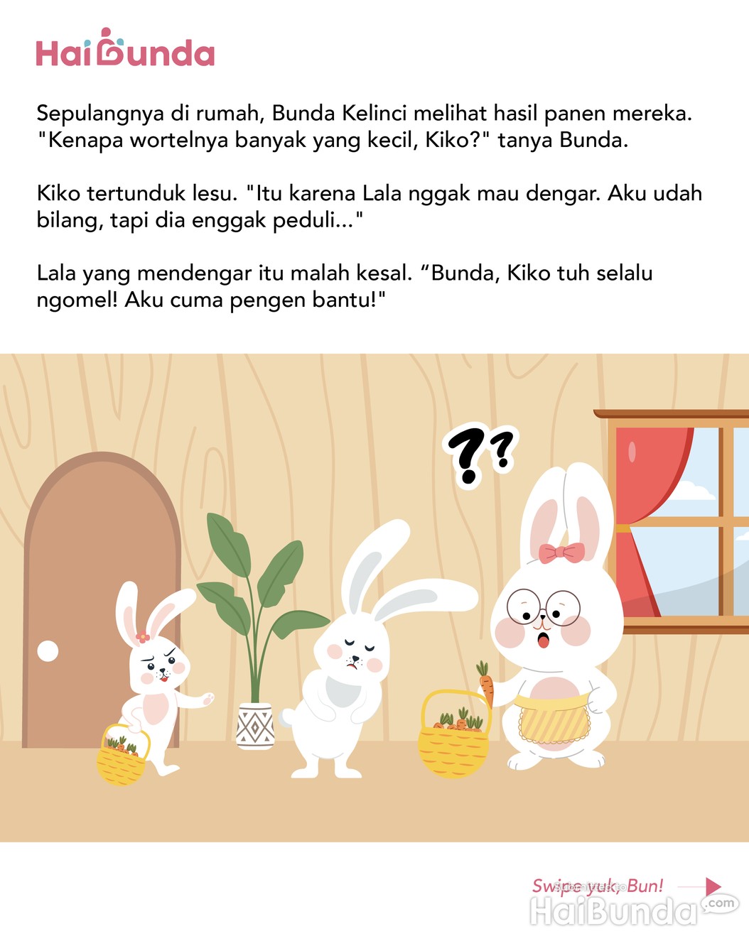Cerita Fabel: Pelajaran di Kebun Wortel