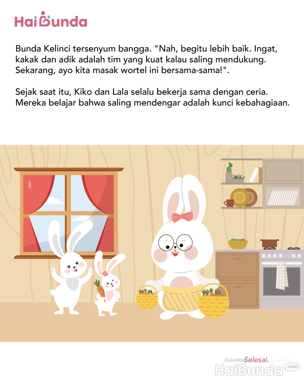 Cerita Fabel: Pelajaran di Kebun Wortel