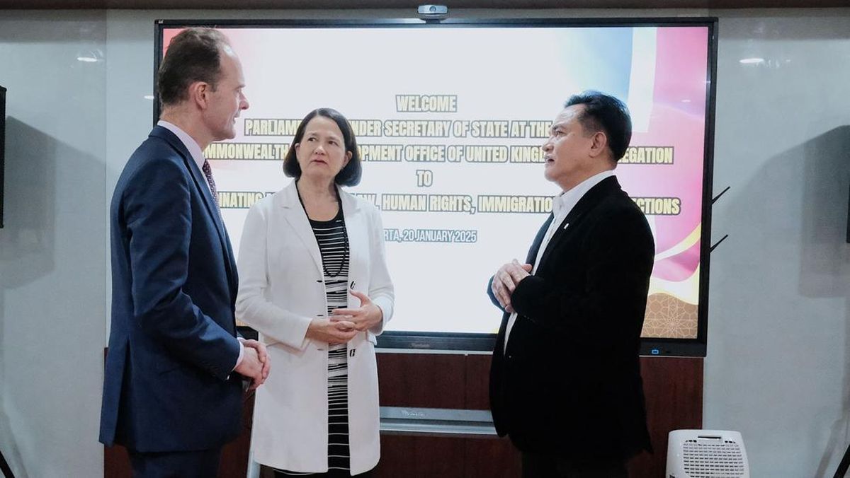 Parlemen Inggris Temui Menko Yusril Bahas HAM hingga Konflik Papua