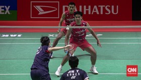 Indonesia Masters: Teriakan Penonton Bikin Daniel/Fikri Termotivasi