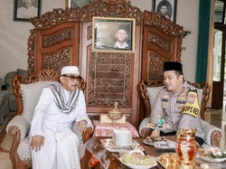 Kapolres Jombang Sowan ke Ulama Ponpes Sekaligus Bahas Harkamtibmas