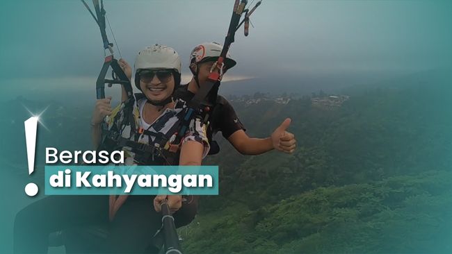 Cobain Naik Paralayang di Dieng, Dibutuhkan Adrenalin Tinggi