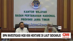 VIDEO: BPN Jatim Investigasi HGB 656 Hektare di Laut Sidoarjo