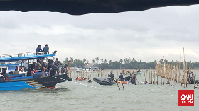 Pagar Laut di Tangerang Dibongkar Lagi