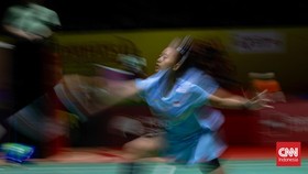 FOTO: Pesona Putri KW di Indonesia Masters 2025