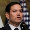 US Secretary of State Marco Rubio speaks after he was sworn in by Vice President J.D. Vance, in the Vice President's ceremonial office at the White House in Washington, DC, on January 21, 2025. The US Senate unanimously approved Rubio as Secretary of