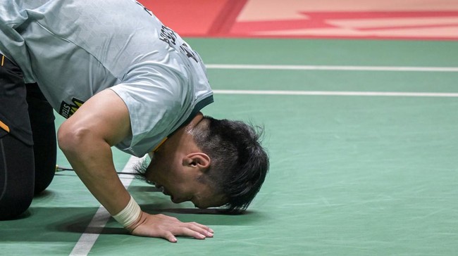 Ganda putra Indonesia, Mohammad Ahsan/Hendra Setiawan menyampaikan kata-kata perpisahan usai menjalani laga terakhir dan resmi pensiun.