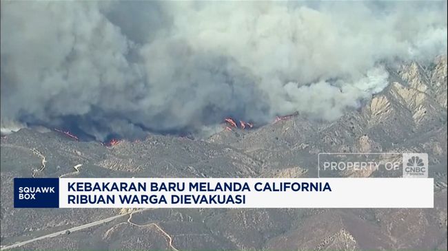 California Kebakaran Lagi, Ribuan Warga Dievakuasi