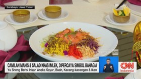 VIDEO: Camilan Manis dan Salad Khas Imlek, Dipercaya Simbol Bahagia