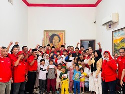 HUT ke-78 Megawati di Surabaya Dirayakan Bersama Anak Yatim