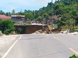 14 Warga Dievakuasi Jauhi Radius 100 Meter dari Lokasi Jalan Amblas di Poso