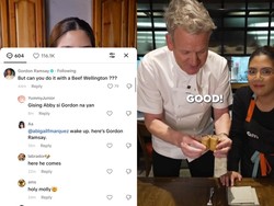 Wow! Gordon Ramsay Tantang Wanita Ini Bikin Lumpia Isi Beef Wellington