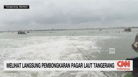 VIDEO: Melihat Langsung Pembongkaran Pagar Laut Tangerang