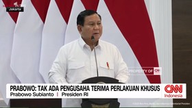 VIDEO: Prabowo: Tak Ada Pengusaha Terima Perlakuan Khusus