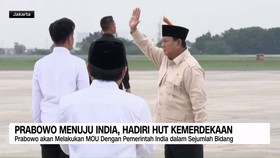 VIDEO: Prabowo Menuju India, Hadiri HUT Kemerdekaan