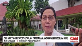 VIDEO: Sri Mulyani Tanggapi Usulan Tambahan Anggaran Program MBG