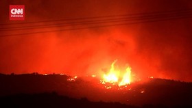 VIDEO: Hutan di Los Angeles Utara Terbakar, 31 Ribu Warga Mengungsi