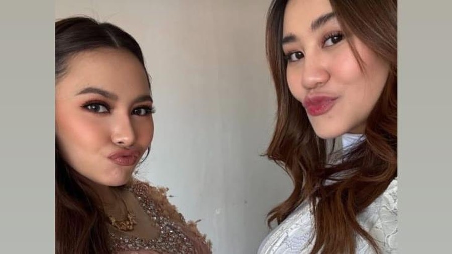 Aaliyah Massaid dan Mahalini Aaliyah Massaid dan Mahalini