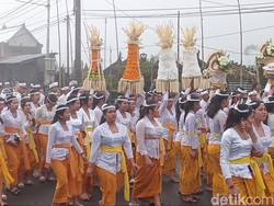 Ribuan Warga dan Turis Hadiri Puncak Palebon Jero Gede Alitan Batur