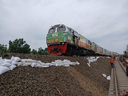 Banjir Grobogan, Sejumlah Perjalanan Kereta Api Alami Keterlambatan