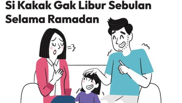 Bubun Happy saat Tahu Anak Sekolah Engga Jadi Libur Ramadan