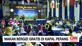 VIDEO: Makan Bergizi Gratis di Kapal Perang