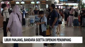 VIDEO: Libur Panjang, Bandara Soetta Dipenuhi Penumpang