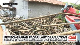 VIDEO: Pembongkaran Pagar Laut Dilanjutkan