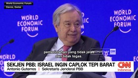 VIDEO: Sekjen PBB: Israel Ingin Caplok Tepi Barat