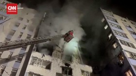 VIDEO: Drone Rusia Serang Kyiv Tengah, 3 Warga Tewas