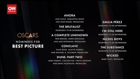 VIDEO: Daftar Nominasi Piala Oscar 2025, Best Actor dan Best Picture