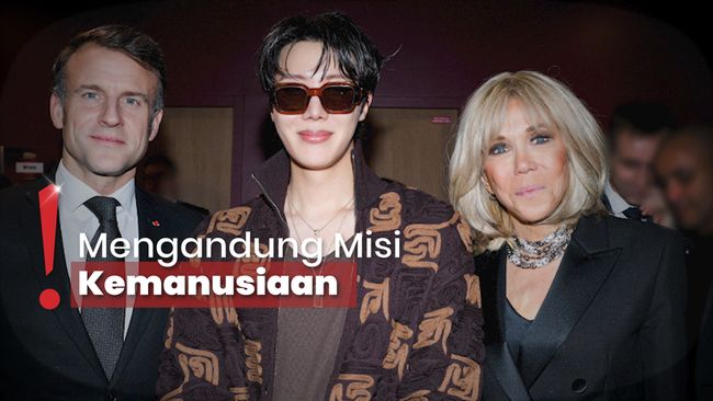 Aksi Rose, Taeyang, G-Dragon dan Jhope di Acara Amal Paris Bikin Heboh