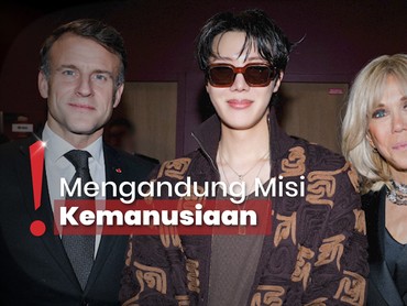 Aksi Rose, Taeyang, G-Dragon dan Jhope di Acara Amal Paris Bikin Heboh