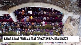 VIDEO: Salat Jumat Pertama Saat Gencatan Senjata di Gaza
