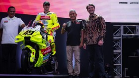FOTO: Wayang Golek dan Soleluna di Rilis Livery Pertamina Enduro VR46