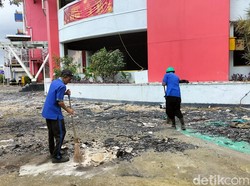 BPBD: Pencarian-Evakuasi Korban Kebakaran Glodok Plaza Disetop Sementara