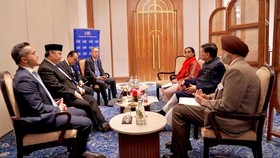 Menko Airlangga Bertemu Piyush, Bahas Isu Teknis Pendagangan RI-India