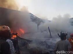 Pasar Induk Cepu Blora Kebakaran