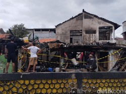 Penampakan Permukiman Padat Penduduk di Sawah Besar Usai Kebakaran