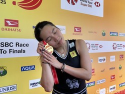 Ratchanok Intanon Juara Indonesia Masters 2025, lalu Pamer Pose Tidur