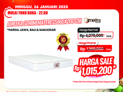Cuma di Transmart Full Day Sale, Kasur Empuk Dijual Mulai Rp 1 Jutaan!