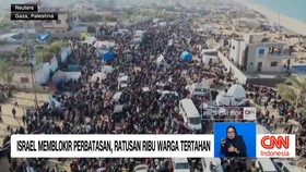 VIDEO: Israel Memblokir Perbatasan, Ratusan Ribu Warga Tertahan