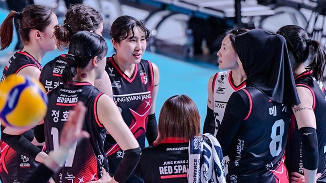 Red Sparks bakal bertarung lawan Pink Spiders dalam Liga Voli Korea, Kamis (30/1). Berikut jadwal siaran langsung duel Red Sparks vs Pink Spiders.