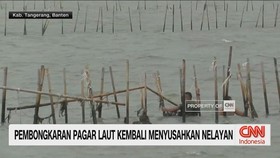 VIDEO: Pembongkaran Pagar Laut Kembali Menyusahkan Nelayan