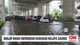 VIDEO: Banjir Masih Merendam Kawasan Kelapa Gading