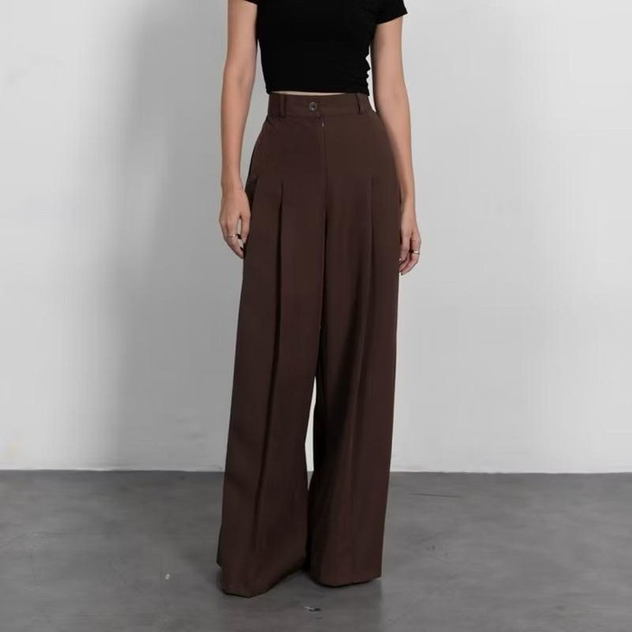 IWEARGRACIE Isla Trousers (Dark Brown)